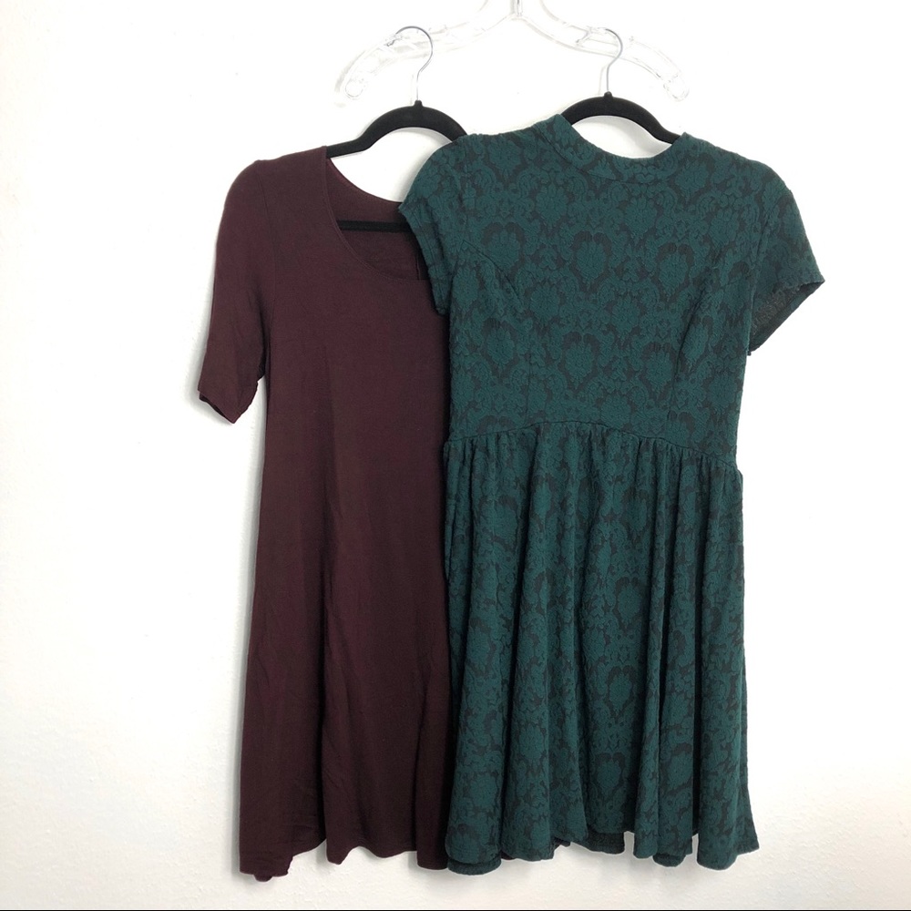 Forever 21 and Xhilaration Short Sleeve Dresses M